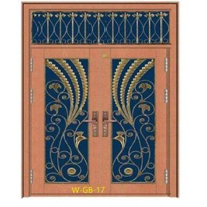 Прозорна врата од бронзаног пана од бронзаног пауна